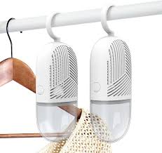 Acdolf 2 x Garderob Avfuktare med Påfyllningspåsar